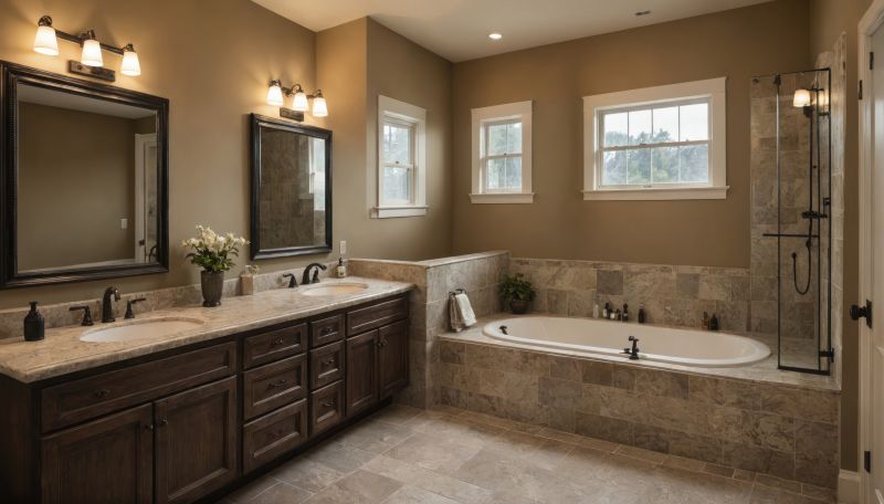 Renovated Bathroom with Custom Features