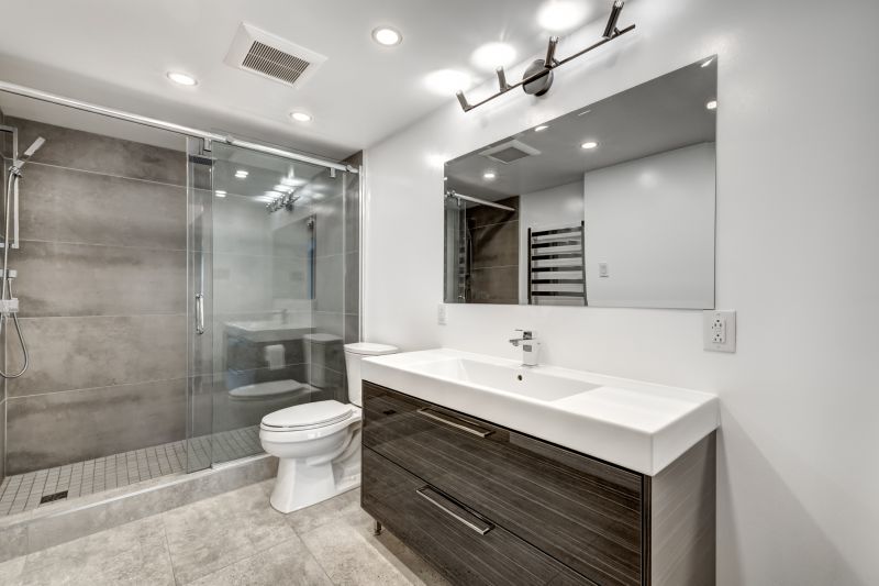 Contemporary Bathroom with Smart Tech