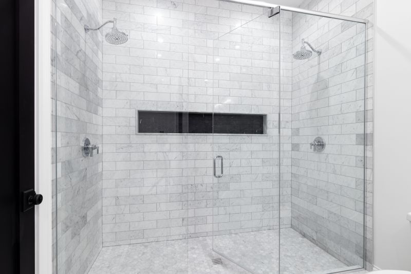 Luxury Shower with Frameless Glass